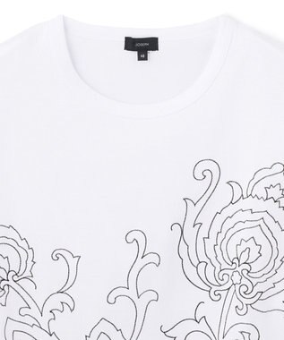 JOSEPH HOMME ペイズリーステッチ  Tシャツ ホワイト系3
