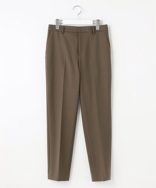 自由区 【吸湿発熱・Sサイズ有】ソフトウォーム テーパードパンツ カーキ系