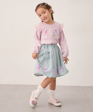 ANY KIDS メロディスカート ミント×バレエ