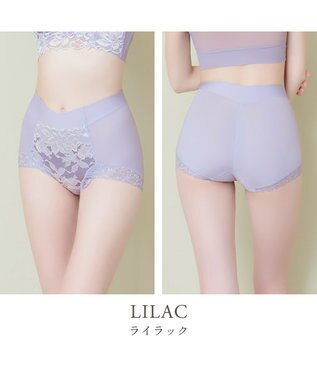 BRADELIS New York 【BRADELIS NewYork peace】ウエストカシュクールショーツ23 新作 ライラック