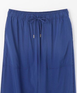 ANY 【新色追加/洗濯機可/ウエストゴム/接触冷感/UVケア/6色展開】清涼リラックスパンツ ブルー