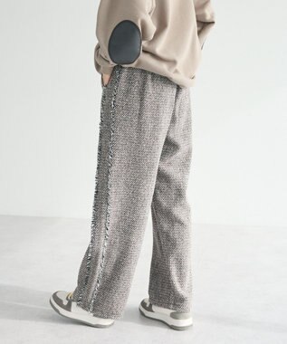 CRAFT STANDARD BOUTIQUE ツイードストレートパンツ Mocha