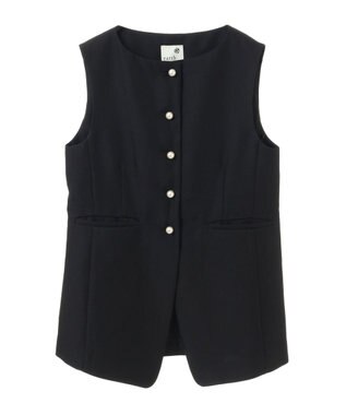 earth music&ecology パールボタンジレ Black