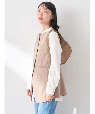 earth music&ecology パールボタンジレ Beige