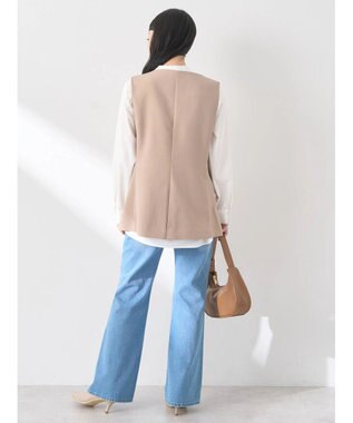 earth music&ecology パールボタンジレ Beige