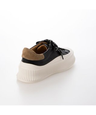 MODE ET JACOMO <carino>デザインソールスニーカー ブラック