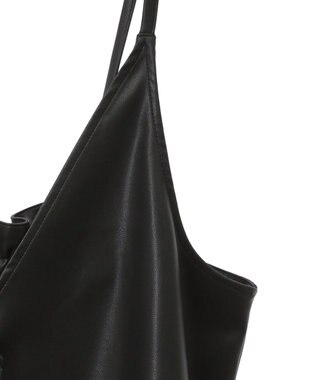 Green Parks フェイクレザーキャミベスト Black