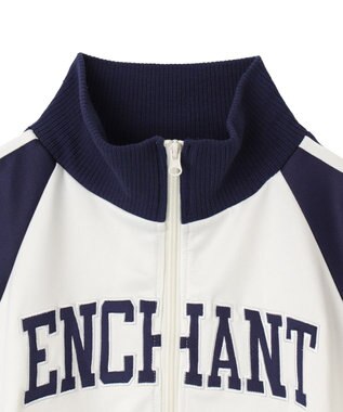 WEGO グラフィックショートトラックジャケット ネイビー