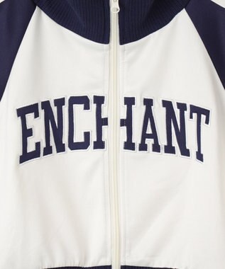 WEGO グラフィックショートトラックジャケット ネイビー