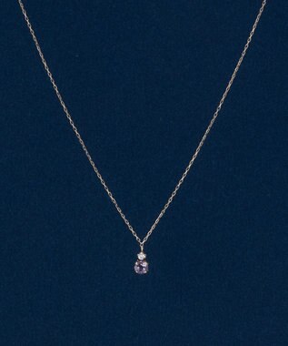 Phoebe 【K10】ジュエルラックネックレス　アメジスト/2月誕生石/天然石/全長:40cm ゴールド