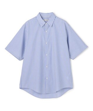 UNFILO MENS イージーケア TRクリーンシャツ ブルーストライプ