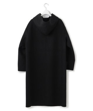23区 S 【滝沢眞規子さん着用/VERY掲載】MANTECOPureリバー フード ロングコート ブラック系