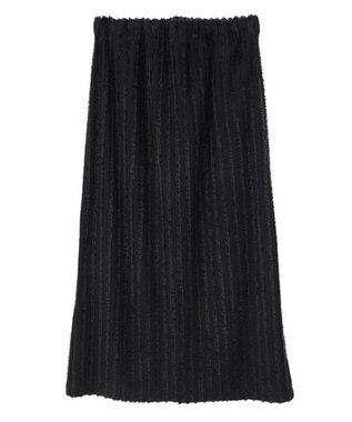 CRAFT STANDARD BOUTIQUE カットジャガードスカート Black