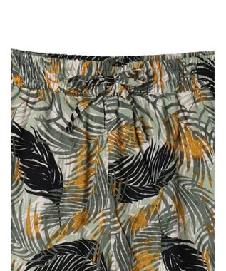 CRAFT STANDARD BOUTIQUE レーヨン柄プリントワイドパンツ Green