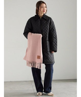 Te chichi キルティングミドルコート ブラック