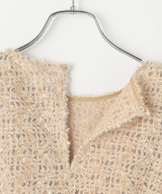 #Newans 【洗える】フィラッフィギャザースリーブブラウス ベージュ