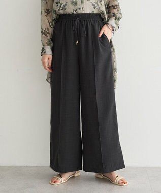 YECCA VECCA 【UVカット】サラサライージーワイドパンツ Light Gray