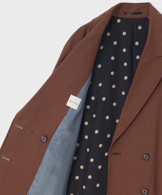 Paul Smith コットンギャバジン ロングコート チェスナット