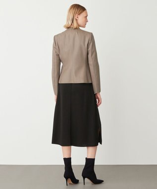 BEIGE， 【S-size】CORBY / ノーカラージャケット Taupe