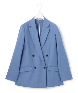 ICB 【人気のため新色追加・洗える】 LooseWeave ジャケット スマルトブルー系