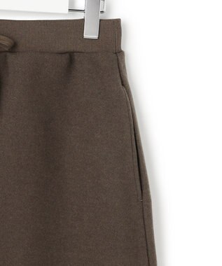 J.PRESS YORK STREET 【WOMEN】ウールライクジャージー タイトロングスカート ブラウン系