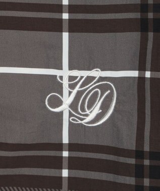 WEGO 【ユニセックス着用ITEM/MLサイズ展開】チェックロゴフードブルゾン ブラックその他