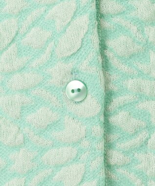 TOCCA 【洗える】FLUFF FLOWERS カーディガン ペールグリーン系