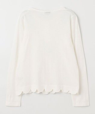 ANY KIDS 接触冷感 UVケア カーディガン エクリュ