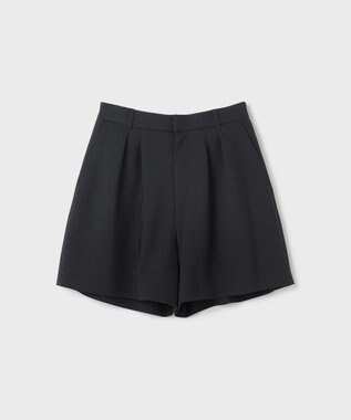 GRACE CONTINENTAL リネンライクショートパンツ ブラック