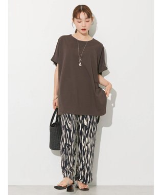 AMERICAN HOLIC フォトプリントカットチュニック Brown