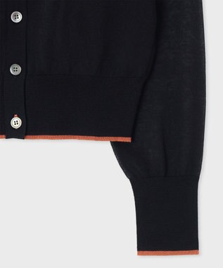 Paul Smith 【洗える】シアー カーディガン ブラック