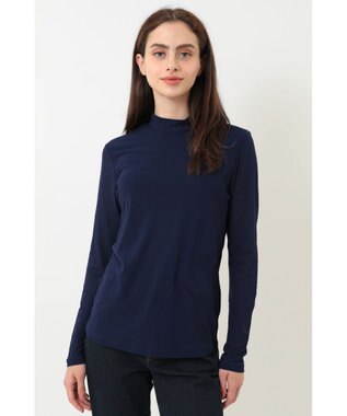 DAKS コットン天竺スタンドカラーカットソー