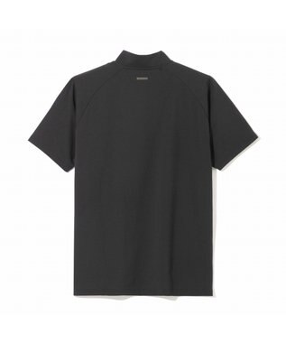 ZERO HALLIBURTON 【吸水速乾・UVケア】 着心地ジッパーモックネックTシャツ ZHG-M5S7b 82953 ブラック