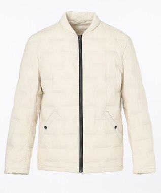 JOSEPH ABBOUD 【キングサイズ】DSDスラブジャガード ライナー付き ブルゾン ライトグレー系