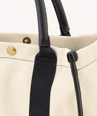 LA BAGAGERIE クラシックタテナガトート ブラック×ナチュラル