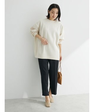 Green Parks 裾スリット／選べる美脚みえパンツ Black