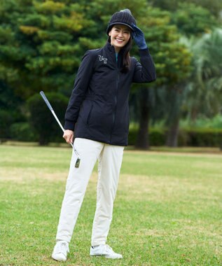 23区GOLF 【WOMEN】ストレッチ中綿カジュアルパンツ アイボリー系