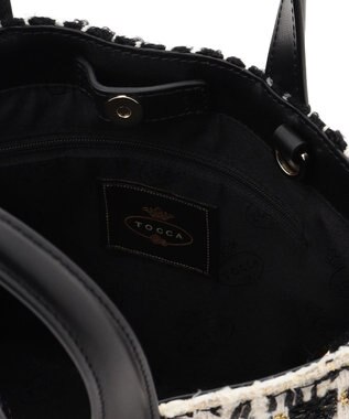 TOCCA SUGAR CUBE 2WAY BAG ショルダーバッグ ホワイトツイード