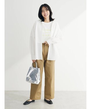 Green Parks ゆったりサッカーシャツ Off White