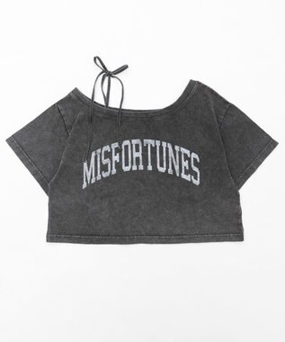 WEGO 2WAYオフショルショートT 柄3