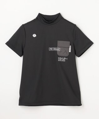 PW CIRCULUS 【WOMEN】ポケットモックネック ゴルフウェア レディース ブラック系