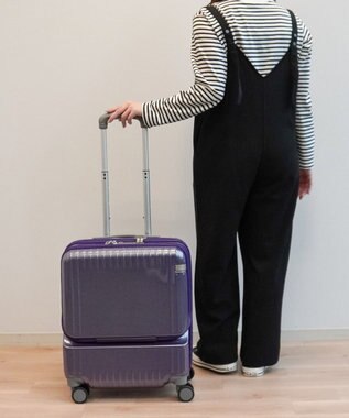 ACE BAGS & LUGGAGE ace. エース パリセイド3-Z 06912 スーツケース ジッパータイプ 37リットル パープルカーボン