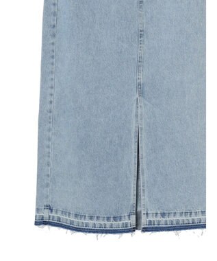 Green Parks ・ＥＬＥＮＣＡＲＥ　ＤＵＥ　デニムロングスカート Light Indigo