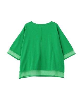 Green Parks 【適ON】遮熱チュールドッキングプルオーバー Green