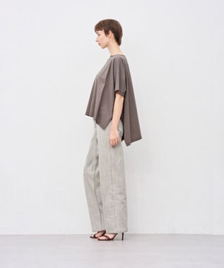 uncrave プレミアムジャージー ポンチョトップス グレージュ