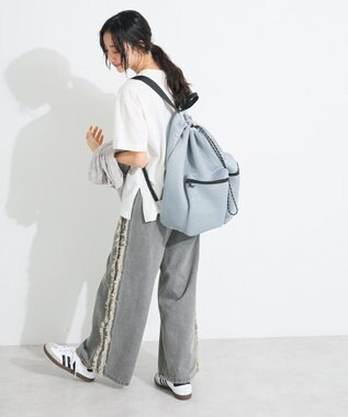 CRAFT STANDARD BOUTIQUE ダブルポケットメッシュバックパック Gray