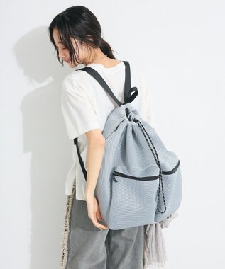 CRAFT STANDARD BOUTIQUE ダブルポケットメッシュバックパック Gray