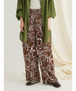 CRAFT STANDARD BOUTIQUE アソートプリント　柄イージーパンツ E