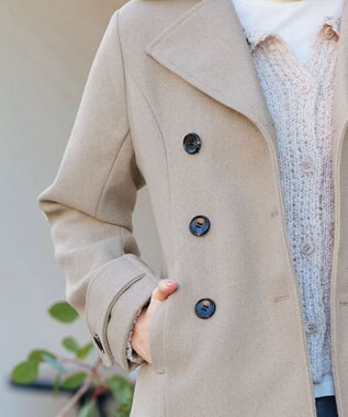 Tiaclasse ショートトレンチコート ベージュ