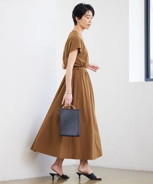 ICB 【接触冷感・UVカット・速乾・洗える】マットスキューバ 半袖プルオーバー キャメル系